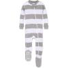 Heather Grey Rugby Stripe