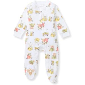 Burt’s Bees Baby Boys Sleep and Play PJs, 100% Organic Cotton One-Piece Zip Front Romper Jumpsuit Pajamas(Mama Guide)