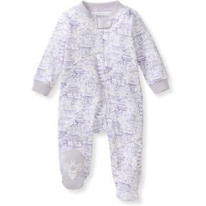 Burt’s Bees Baby Girls’ Organic Cotton Sleep and Play Footed Pajamas(Kyoto)