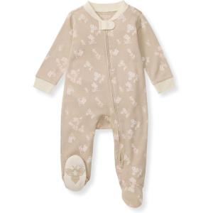 Burt’s Bees Baby Girls’ Organic Cotton Sleep and Play Footed Pajamas(Whimsical Floral)