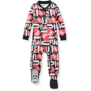 Burt’s Bees Baby baby-boys Sleeper Pjs, 100% Organic Cotton, One-piece Footie, Zip Up Jumpsuit, Snug Fit Pajamas(Big Love)