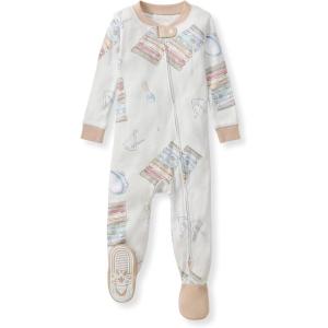 Burt’s Bees Baby baby-boys Sleeper Pjs, 100% Organic Cotton, One-piece Footie, Zip Up Jumpsuit, Snug Fit Pajamas(Making Music)