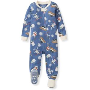 Burt’s Bees Baby baby-boys Sleeper Pjs, 100% Organic Cotton, One-piece Footie, Zip Up Jumpsuit, Snug Fit Pajamas(Meet Me on the Mountain)