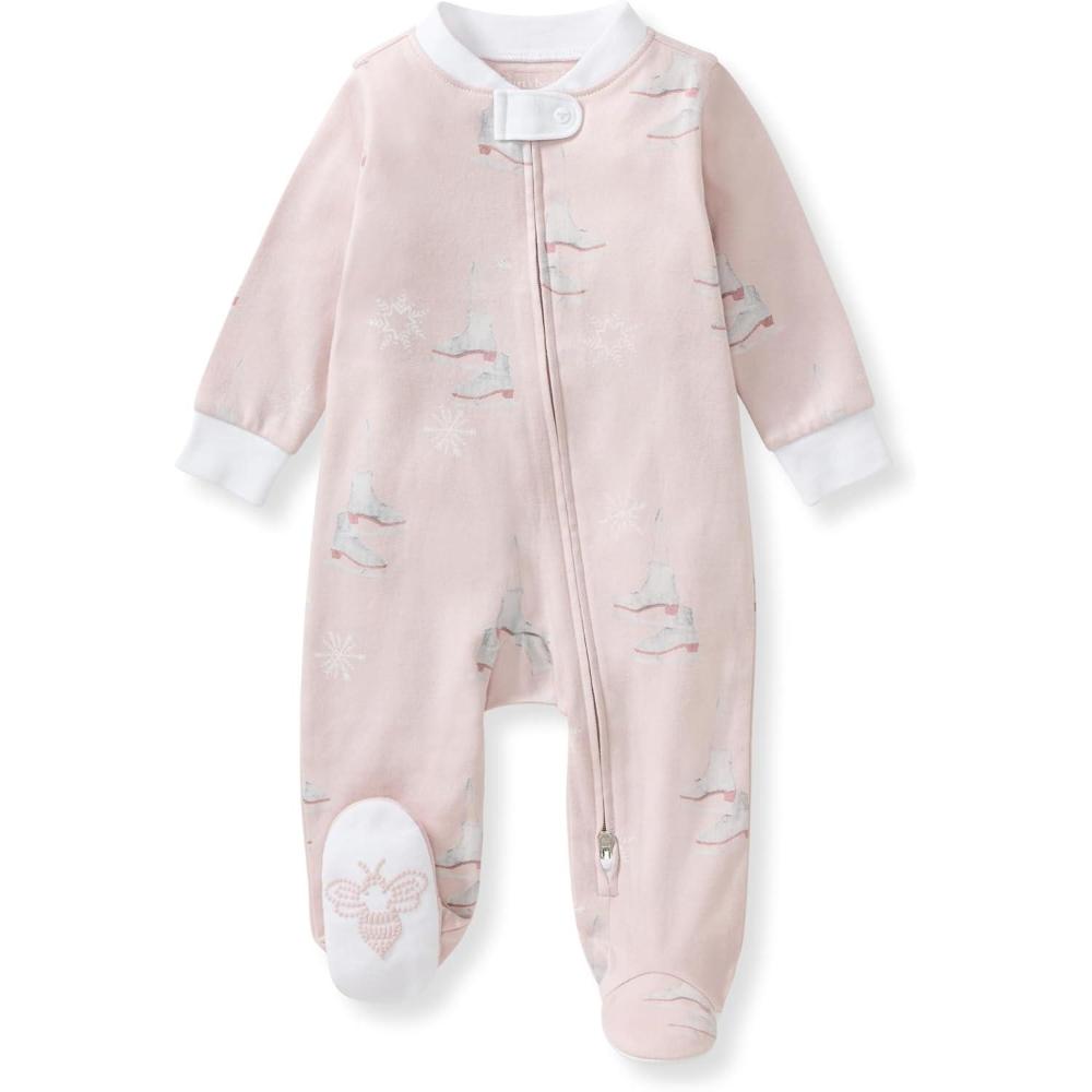 imageBurts Bees Baby Baby Girls Pajamas Sleep and PlayIce Skates
