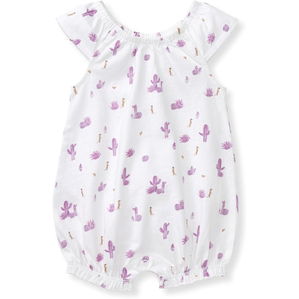 imageBurts Bees Baby babygirls Bubble Romper 100 Organic Cotton Onepiece Bubble Shortall and Layette Set Girl OutfitDesert Life