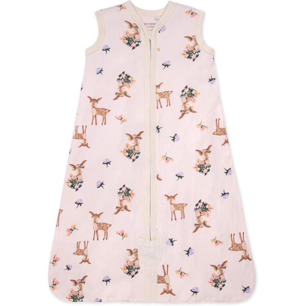 imageBurts Bees Baby unisexbaby Beekeeper Wearable Blanket 100 Organic Cotton Swaddle BagSweet Doe