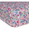 imageBurts Bees Baby  Fitted Crib Sheet Girls Boys ampamp Unisex 100 Organic Cotton Crib Sheet for Standard Crib ampamp Toddler MattressesFlower Fields