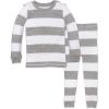 Heather Grey Rugby Stripe