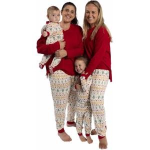 Burt’s Bees Baby Baby Family Jammies Matching Holiday Organic Cotton Pajamas(Gingerbread Fair Isle)