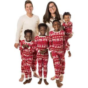 Burt’s Bees Baby Baby Family Jammies Matching Holiday Organic Cotton Pajamas(Hot Cocoa Fair Isle)