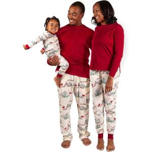 Burt’s Bees Baby Baby Family Jammies Matching Holiday Organic Cotton Pajamas(Santa’s Sleigh)