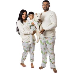 Burt’s Bees Baby Baby Family Jammies Matching Holiday Organic Cotton Pajamas(Winter Cabin)