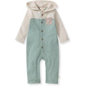 Burt’s Bees Baby Baby Girl’s Rompers, Set of 2 Bubbles, One Piece Jumpsuits, 100% Organic Cotton(Jade Stone)