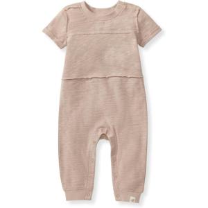 Burt’s Bees Baby Baby Girl’s Rompers, Set of 2 Bubbles, One Piece Jumpsuits, 100% Organic Cotton(Soft Mocha)