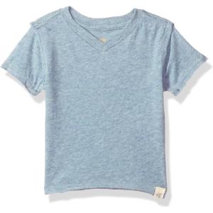 Burt’s Bees Baby Baby-Boys Tees, Short Long Sleeve T-Shirt V-Neck Crew Infant and Toddler Top, 100% Organic Cotton(Twilight Heather)