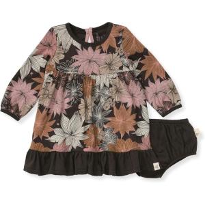 Burt’s Bees Baby Baby-Girls Dress and Pantie Set, Infant & Toddler, Short & Long-Sleeve, 100% Organic Cotton(Floral Bliss)