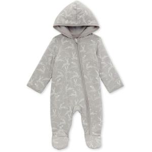 Burt’s Bees Baby Boys’ 100% Organic One-Piece Long Sleeve Coverall(Starry Stags Bunting)