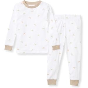 Burt’s Bees Baby Boys’ 2-Piece Long Sleeve Tee and Pants Organic Cotton Pajama Set(Golden Bee)