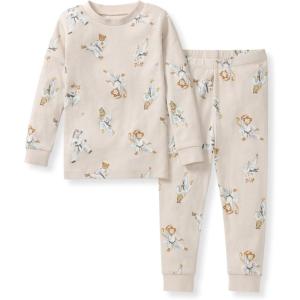 Burt’s Bees Baby Boys’ 2-Piece Long Sleeve Tee and Pants Organic Cotton Pajama Set(Karate Creatures)