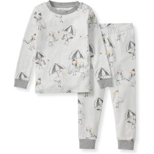 Burt’s Bees Baby Boys’ 2-Piece Long Sleeve Tee and Pants Organic Cotton Pajama Set(Silly Seagulls)