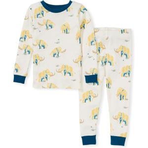 Burt’s Bees Baby Boys’ 2-Piece Long Sleeve Tee and Pants Organic Cotton Pajama Set(Wooly Awesome)