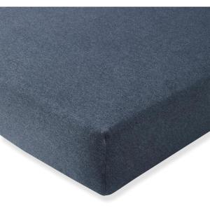 Burt’s Bees Baby Essential Organic Cotton Fitted Crib Sheet, Breathable for Boy Girl Standard Crib & Toddler Mattresses(Nightfall)