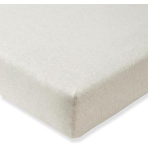 Burt’s Bees Baby Essential Organic Cotton Fitted Crib Sheet, Breathable for Boy Girl Standard Crib & Toddler Mattresses(Oatmeal)