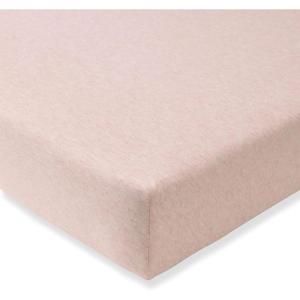 Burt’s Bees Baby Essential Organic Cotton Fitted Crib Sheet, Breathable for Boy Girl Standard Crib & Toddler Mattresses(Sandy Pink)