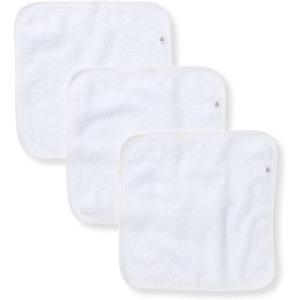 Burt’s Bees Baby Infant Washcloths, 100% Organic Cotton, Soft and Super Absorbent Knit Terry Wash Cloth – 3 Pack Set(Cloud Woven Terry)