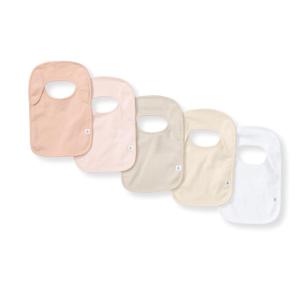 Burt’s Bees Baby Organic Baby Bibs – 100% Cotton Newborn Infant Bibs for Baby Boys & Girls(Pink Sand)