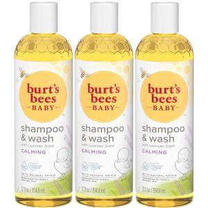 Burt’s Bees Baby Shampoo & Wash, Tear Free Soap, Baby Care, Original,12 Ounce (Pack of 3)(12 Fl Oz (Pack of 3))