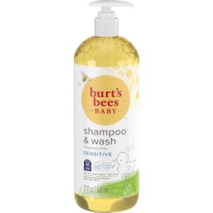 Burt’s Bees Baby Shampoo & Wash, Tear Free Soap, Baby Care, Original,12 Ounce (Pack of 3)(21 Ounce (Pack of 1))
