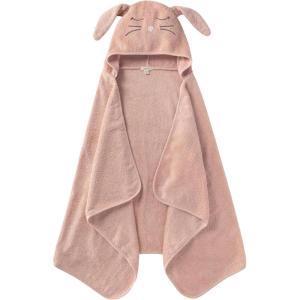 Burt’s Bees Baby Toddler Hooded Animal Character Towels Organic Cotton, Unisex Bath Essentials, Soft Nursery Towel for Kids(Bunny)
