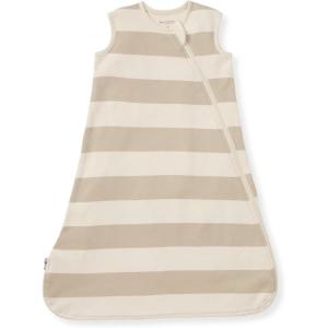 Burt’s Bees Baby Unisex Newborn Essentials 100% Organic Cotton Beekeeper Wearable Blanket(Oatmeal Rugby Stripe)