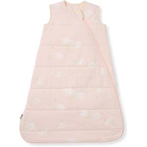 Burt’s Bees Baby Unisex Newborn Essentials 100% Organic Cotton Beekeeper Wearable Blanket(Quilted Good Night Sky Pink)