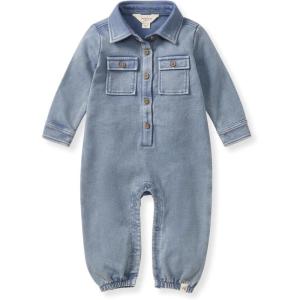 Burt’s Bees Baby baby-boys Burt’s Bees Baby Baby Boys 100% Organic Cotton Button Down Jumpsuit(Flint Acid Wash)