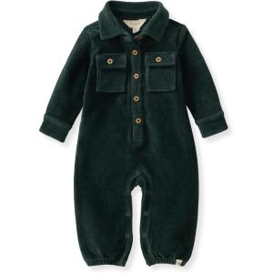 Burt’s Bees Baby baby-boys Burt’s Bees Baby Baby Boys 100% Organic Cotton Button Down Jumpsuit(Green Corduroy)