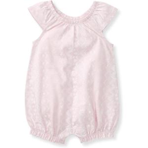 Burt’s Bees Baby baby-girls Bubble Romper, 100% Organic Cotton One-piece Bubble Shortall and Layette Set Girl Outfit(Brave Bandana)