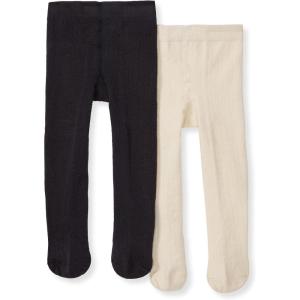 Burt’s Bees Baby baby-girls Tights, Stockings Long Cable Knit Organic Cotton Accessories for Infant and Toddler, Sizes 0-6m to 5t