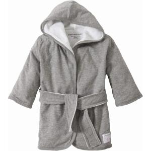 Burt’s Bees Baby baby-girls Unisex Baby Infant Unisex Hooded Robe Organic Knit Terry Bathrobe(Heather Grey)