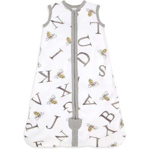Burt’s Bees Baby unisex-baby Beekeeper Wearable Blanket, 100% Organic Cotton, Swaddle Bag(A Bee C Cloud)