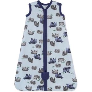 Burt’s Bees Baby unisex-baby Beekeeper Wearable Blanket, 100% Organic Cotton, Swaddle Bag(Friendly Bears)