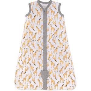 Burt’s Bees Baby unisex-baby Beekeeper Wearable Blanket, 100% Organic Cotton, Swaddle Bag(Giraffes)