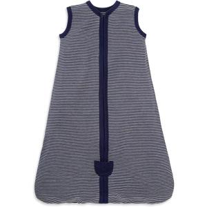 Burt’s Bees Baby unisex-baby Beekeeper Wearable Blanket, 100% Organic Cotton, Swaddle Bag(Midnight Stripe)