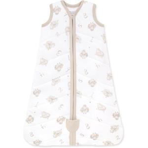 Burt’s Bees Baby unisex-baby Beekeeper Wearable Blanket, 100% Organic Cotton, Swaddle Bag(Quilted Counting Sheep)