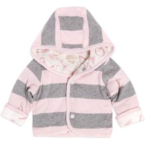 Burt’s Bees Baby unisex-baby Sweatshirts, Lightweight Zip-up Jackets Hooded Coats, Organic Cotton(Blossom A-bee-c)