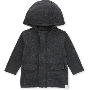 Burt’s Bees Baby unisex-baby Sweatshirts, Lightweight Zip-up Jackets Hooded Coats, Organic Cotton(Speckled Utility)