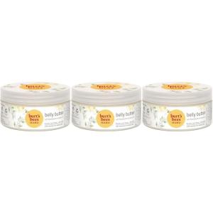 Burt’s Bees Christmas Gifts, Mama Belly Butter, Stretch Mark Cream for Pregnancy Massages Body & Reduces Scar Appearance, Prenatal & Postnatal Skin Care, Shea Butter & Vitamin E Rich Formula, 6.5 Oz(6.5 Ounce (Pack of 3))