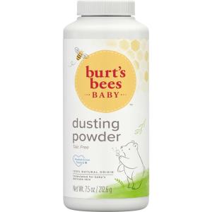 Burt’s Bees Stocking Stuffers, Baby Dusting Powder, 100% Natural Origin, Talc-Free, Pediatrician Tested, 7.5 Ounces, Pack May Very(7.5 Ounce (Pack of 1))