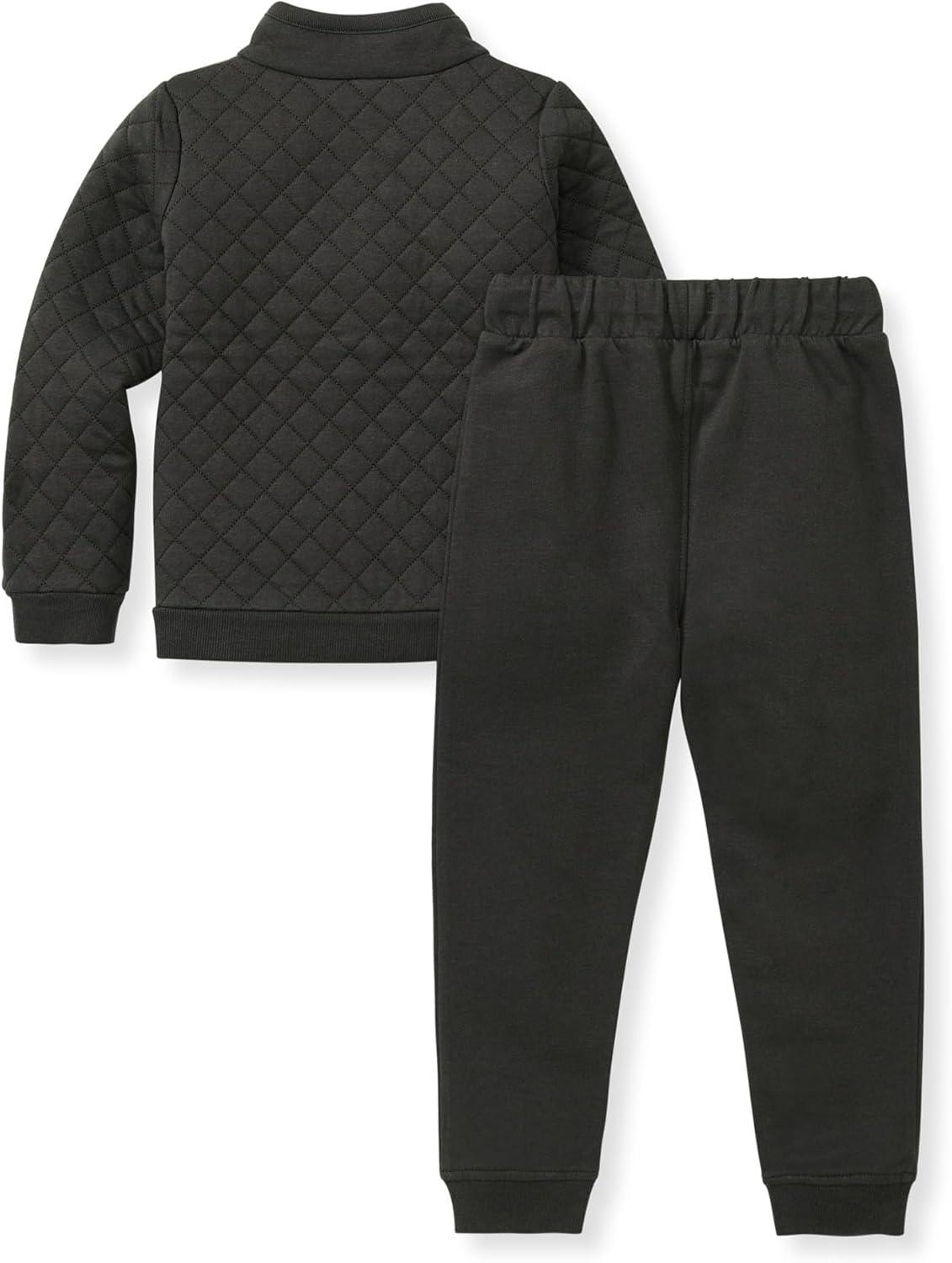 imageBurts Bees Baby Boys Shirt and Pant Set Long Sleeve Top amp Bottom Outfit Bundle 100 Organic CottonAsh Quilted Set